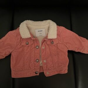 Cute little coral kids coat